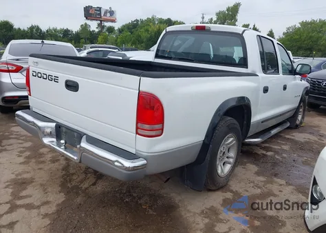 2001 Dodge Dakota Slt/Sport из США, поврежденный, VIN 1B7HL2AN91S304465